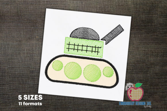 Baby Army Tank Applique Review for Kids Apparel
